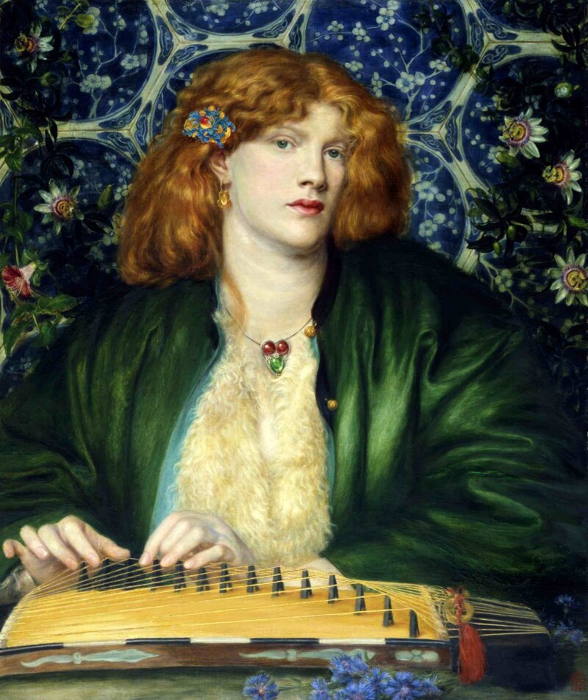 Dante Gabriel Rossetti, The Blue Bower, 1865