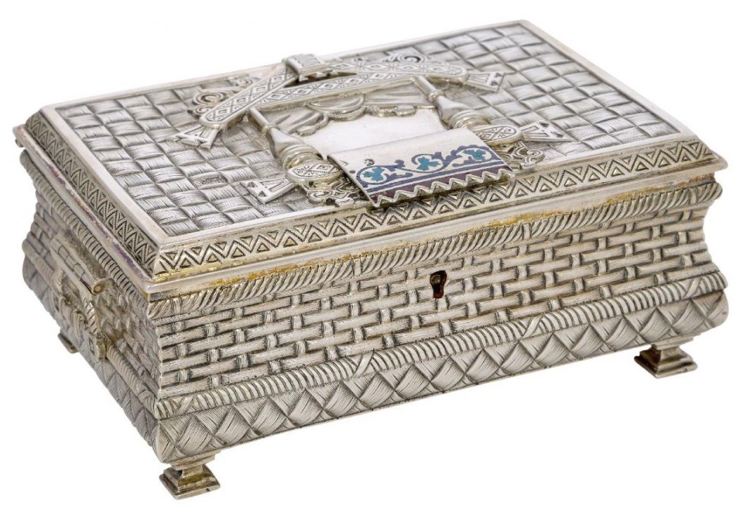 russian silver box 