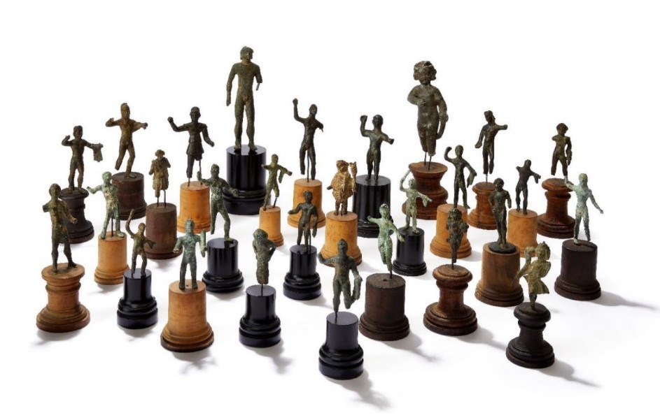 The Hohenzollern Collection of Ancient Bronze Statuettes, A large group of 27 ancient bronze figures