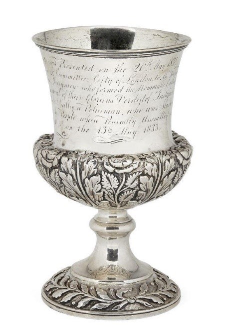 silver goblet